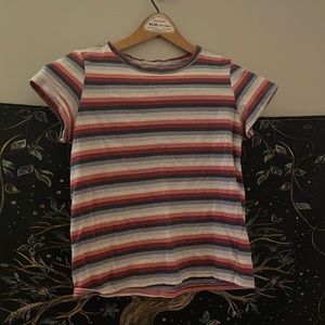 American Eagle Pastels Striped top